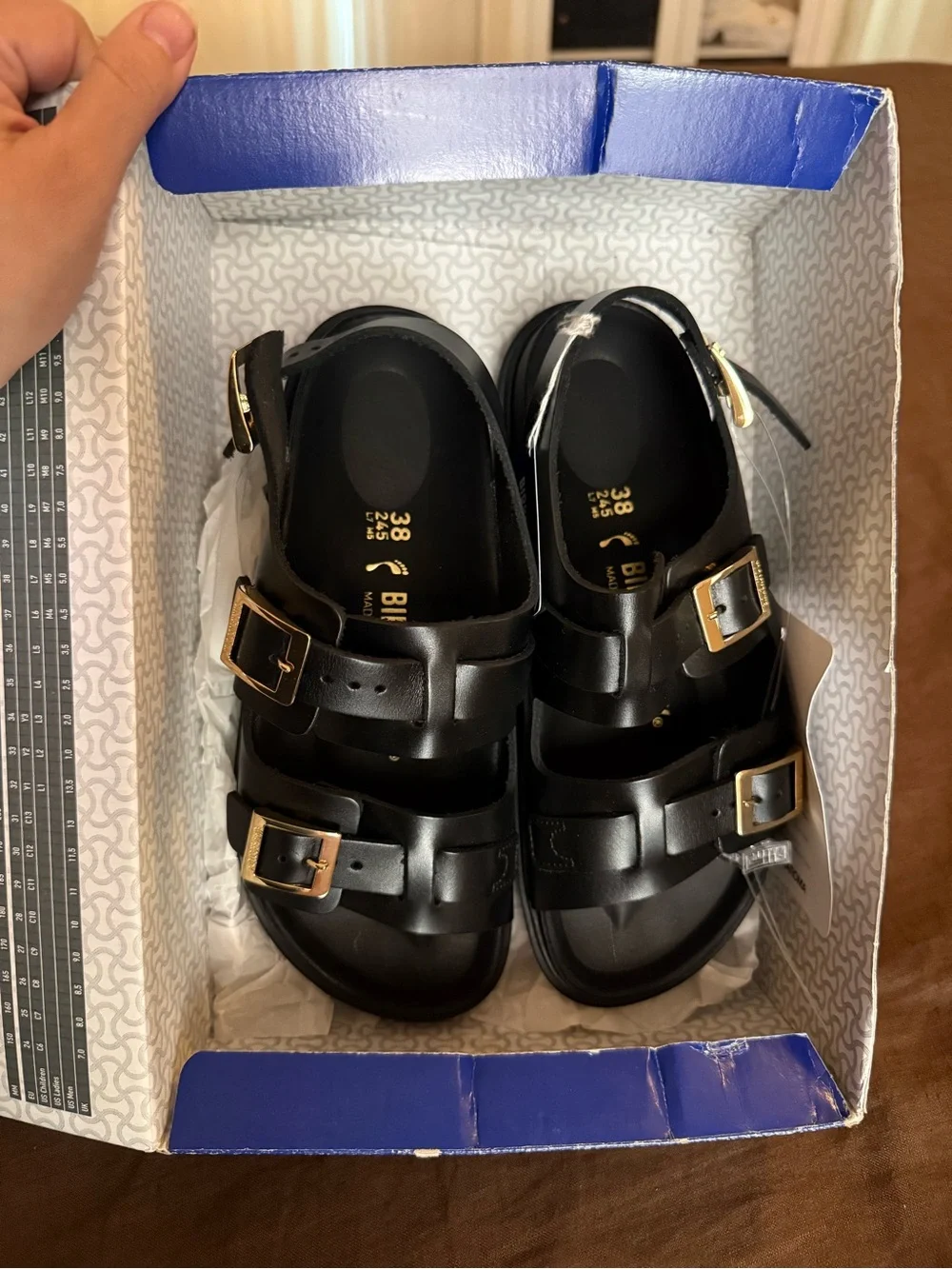 Birkenstock black leather